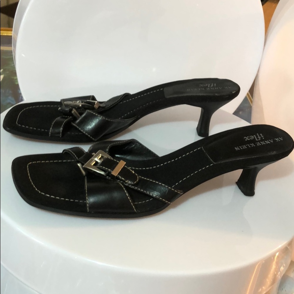 Anne Klein Ladies Shoes Black Size 8 M - Picture 3 of 6